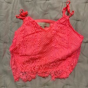 Neon Pink Crop top